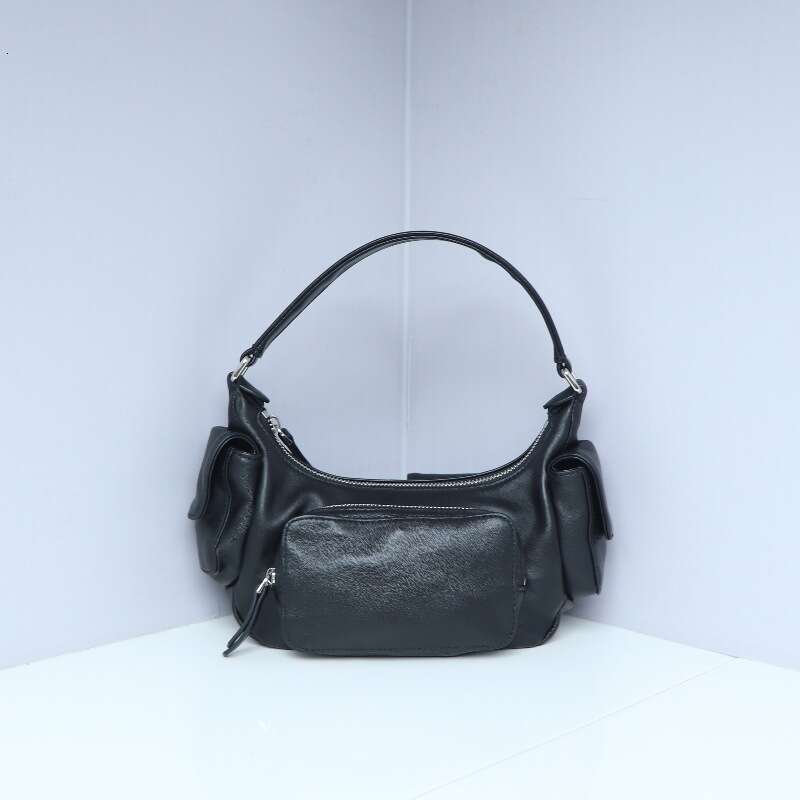 new models of the same super popular multi functional pocket motorcycle bag cool and punk sheepskin single shoulder armpit