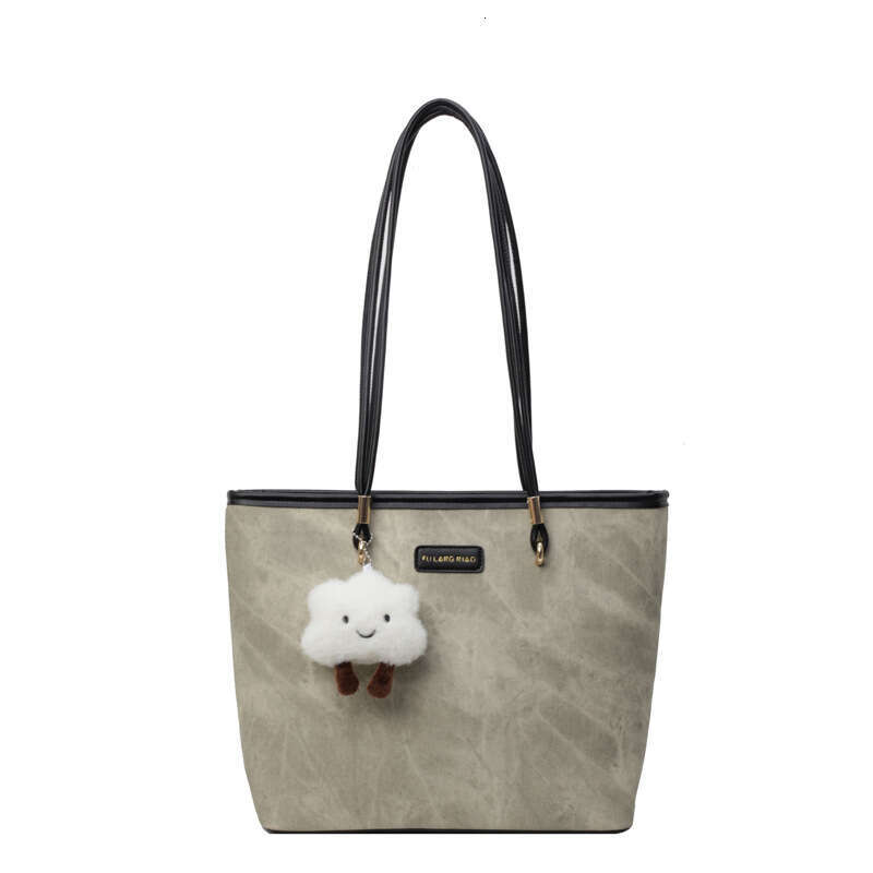Large Capacity Women Fashionable Shoulder with Advanced Sense for College Students' Class Commuting Tote Bag 2025 New Casual Versatile Fashion Cl