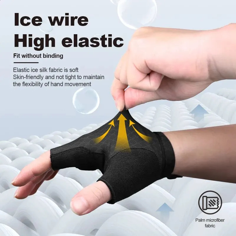 XTIGER Cycling Gloves Half Finger Shockproof Wear Resistant Breathable MTB Road Bicycle Men Women Sports Bike Equipment 250515