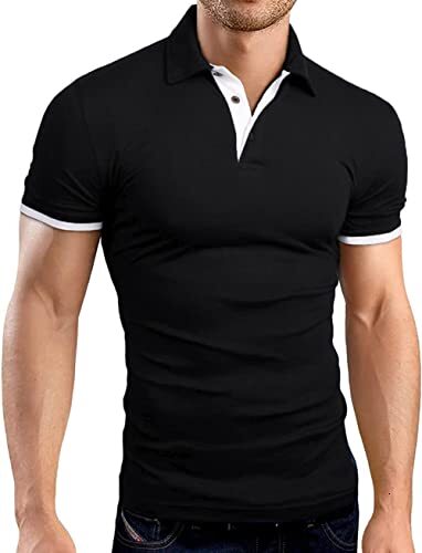 Mens Polo shirt Men's Short Sleeve Polo Shirts Casual Slim Fit Basic Designed Cotton Shirt Tops Polos shirts tshirt Casual tops summer clothes co