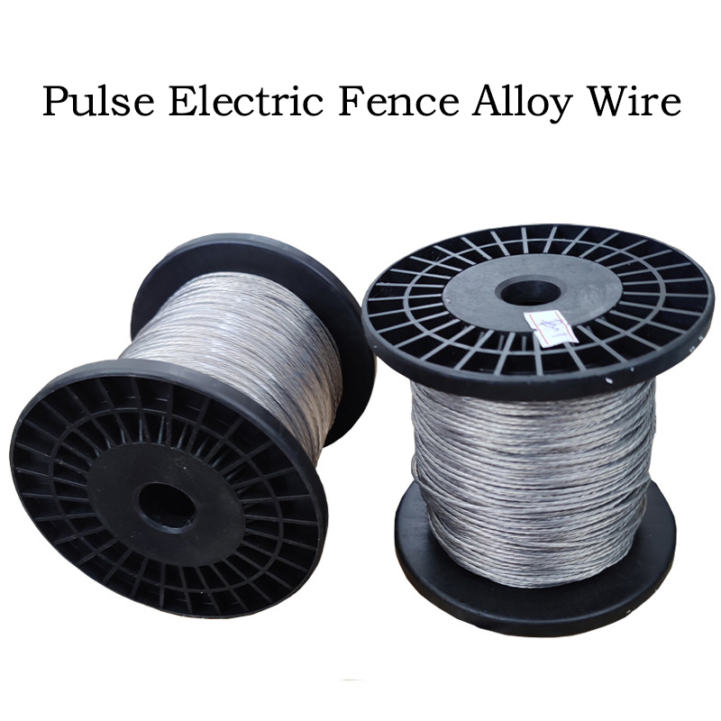Diameter 1.8mm Aluminum Magnesium Alloy Wire for Electric Fencing,High Voltage Pulse Fence Conductive Line, Woven From Six Aluminum-magnesium Alloy Wi