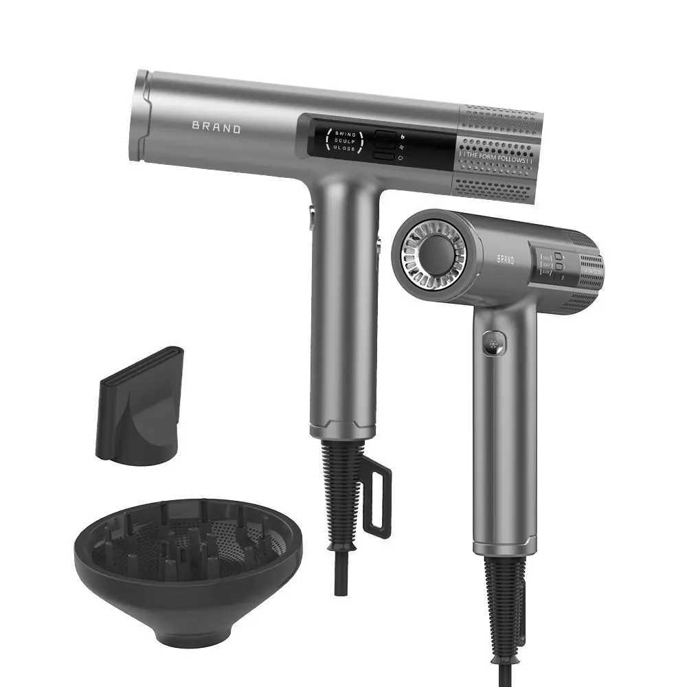 professional 2024 Household hair salon dedicated reverse -air dryer straightener trade hair dryer without noise z250520