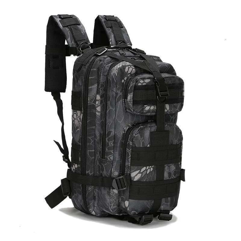 Men Camouflage Backpack Waterproof Oxford Nylon 30L Large Male Solid Back Bag Outdoor Hiking Climbing Rucksack Travel Backpacks