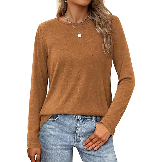 Women's Top Bottom Shirt Women's High End Loose Round Neck Summer Plus Size Fashion T-shirt 2025 New Designer Clothing