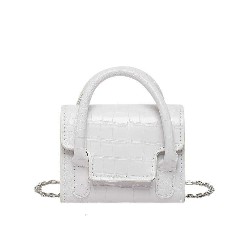 Free Delivery Designer Bag 2025 Stylish Design Single Shoulder Western Solid Color Cover Small Square Handheld Texture Crossbody Bag Luxury 8520