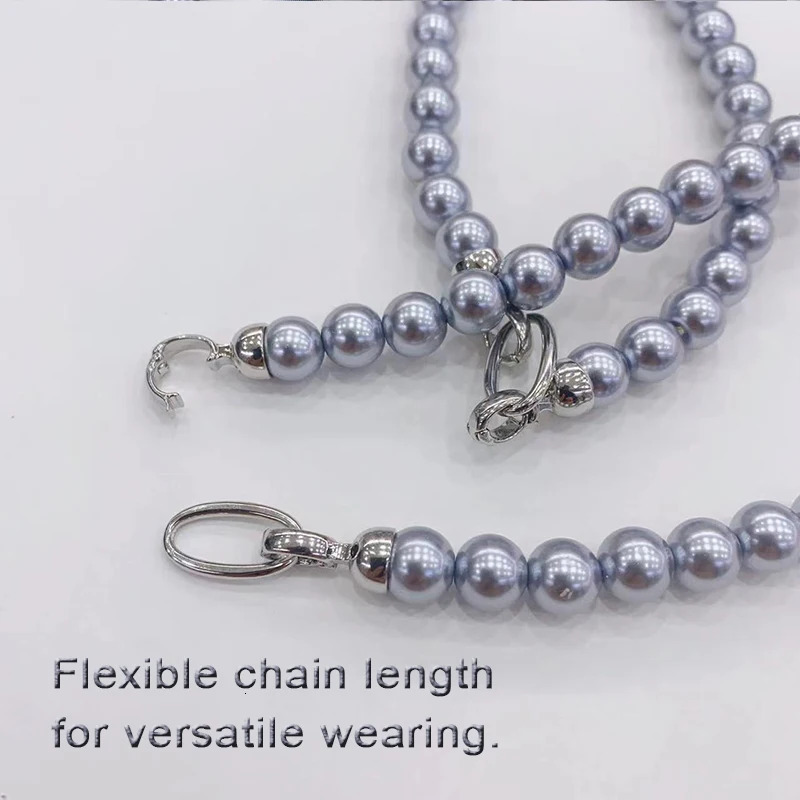 Stunning Shell Pearl Necklace | Trending Elegant Jewelry with Mother-of-Pearl Pendant Adjustable Chain for Wedding 250520
