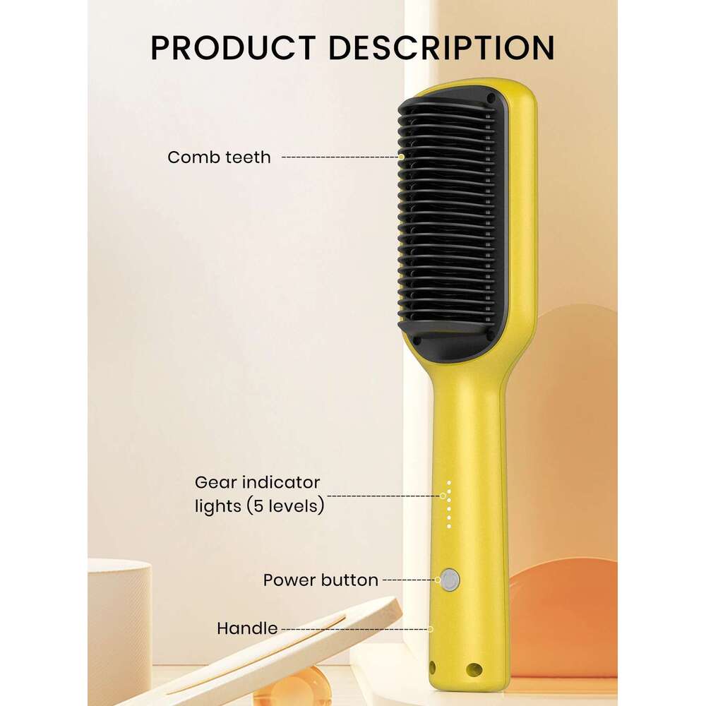 DropShipping Electric Cute Brush , Anions Fast Hair Care Styling Tools, Heating Straightened Comb
