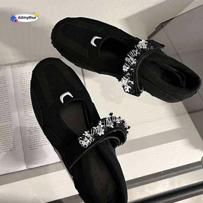 Women's Sneakers 2025 New Non-slip Mary Jane Female Large Size Round Toe Flat Casual Shoes For Women ddmythur