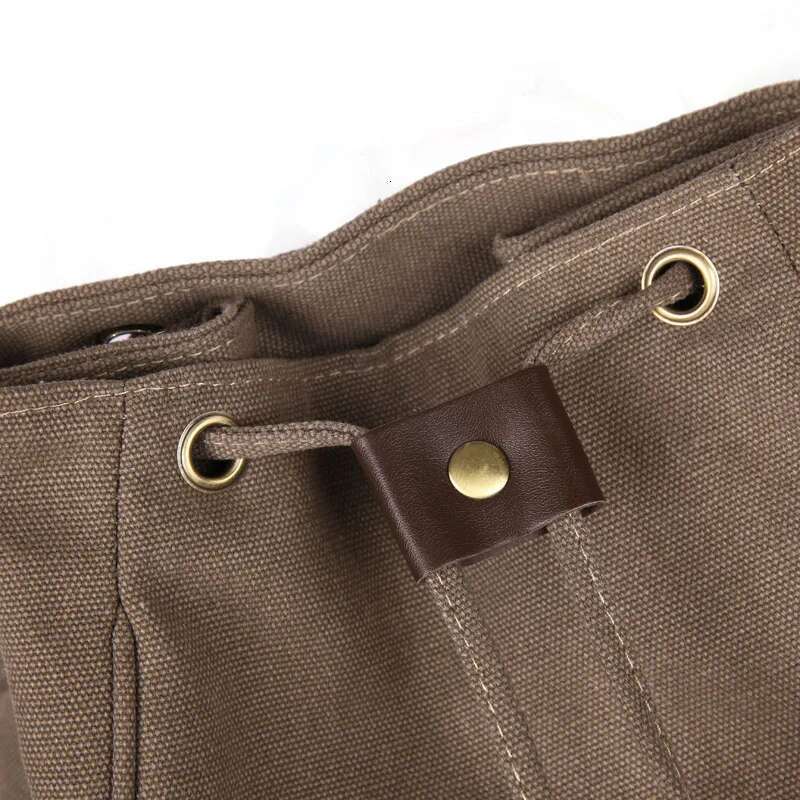 Women Canvas Backpack Female Vintage Pure Cotton Travel Fashion Drawstring Laptop School Bags Shoulder Bag For Teenage Girls