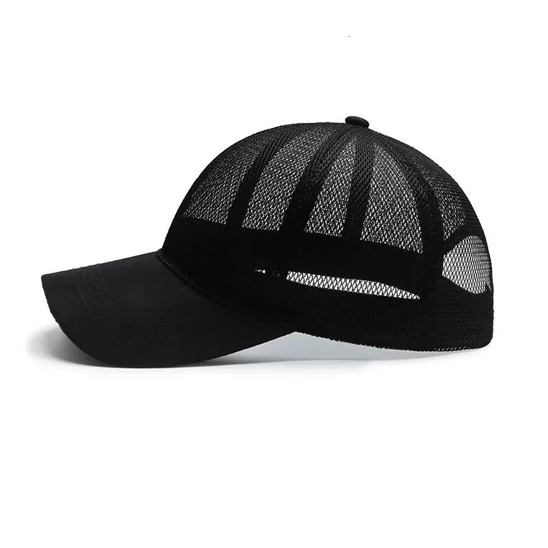 Outdoor Summer An-ti UV Quick Dry Cool Breathable Mesh Sunhat Sports Golf Baseball Cap Running Fishing Hiking Hat Trucker Visors 250519