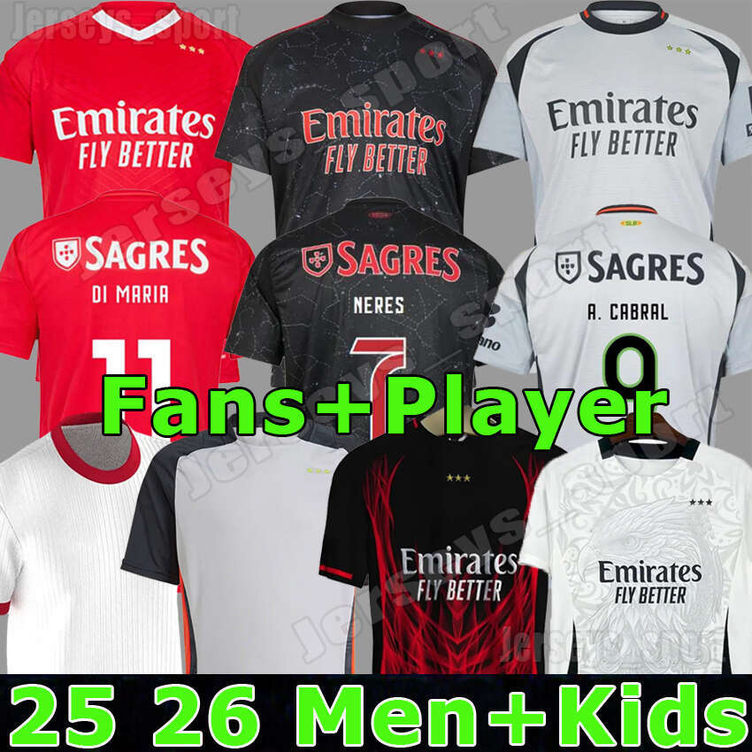 XXXL 4XL 24 25 AKTURKOGLU Soccer Jerseys PAVLIDIS DI MARIA KOKCU 2024 2025 Fans Player Version Football Shirts BeNfIcAS BESTE AMDOUNI T.GOUVEIA Men Kids Kits