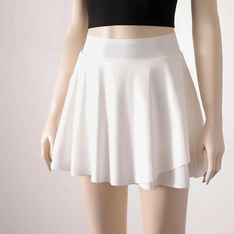 New Custom Solid Quick-Drying Yoga Dress With Arc Hip Design Fitness Golf Activewear Skirts For Women XJ250724