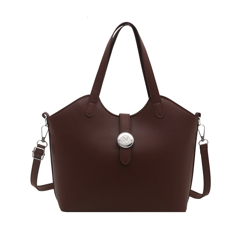 Free Delivery Designer Bag Texture Women's 2025 New Versatile Crossbody Casual Work Commuting Hand Held Bucket Luxury Bag