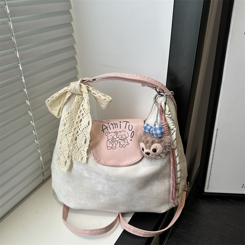 Free Delivery Designer Bag Mirad Women's 2025 Texture Matte Bag Large Capacity Commuter Cross Shoulder Backpack Luxury Bag