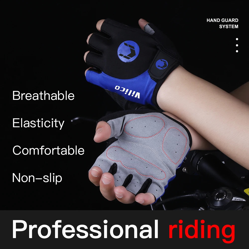 Bicycle Gloves Half Finger Spring and Summer Mens Mountain Bike Road Shock resistant Breathable Bik 250515