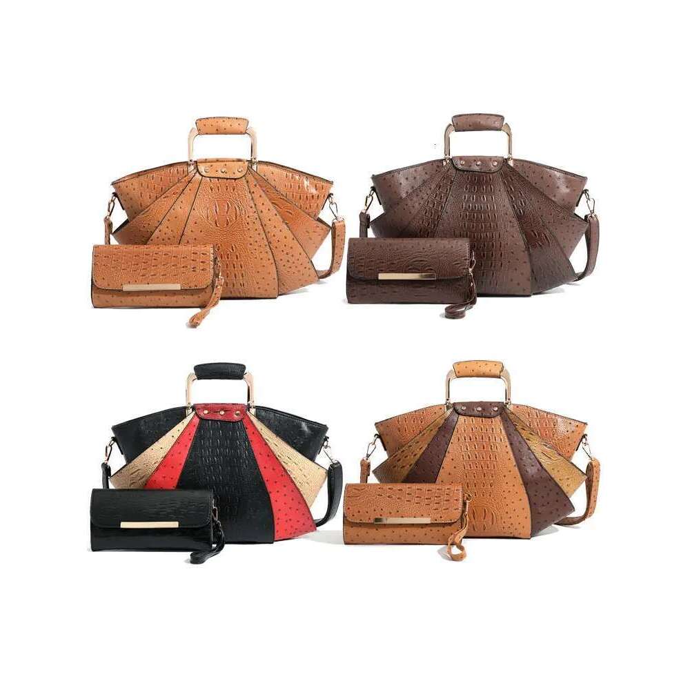 Bag Woman Capacity Leather Purse Fashion Designer Metal Top Handle Handbags Crossbody Large Tote Bags For Women