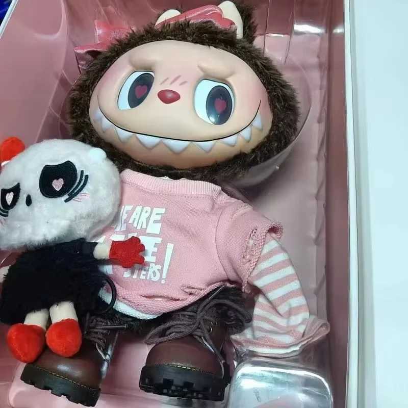 Genuine 38cm Labubu Doll Full Set Series Blind Box Collection Action Figure Vinyl Doll Decor Collection Toy Birthday Gift Z250520