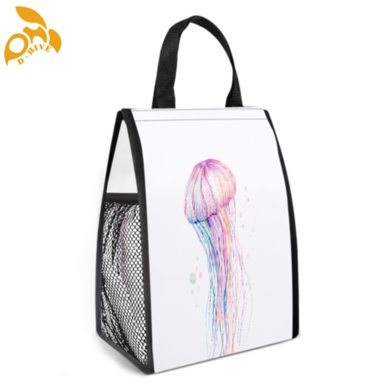 Free delivery of lightweight, high-quality insulated lunch bags in beige, black custom-made by top designers for students.