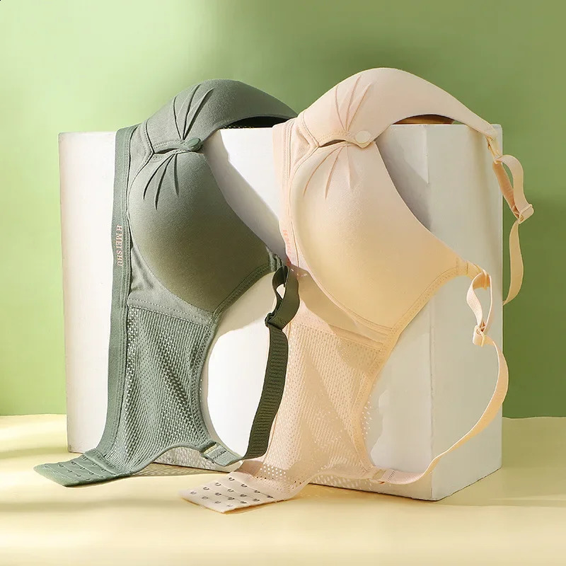 Maternity Nursing Bra Breastfeeding for Soutien Gorge Allaitement Pregnant Women Underwear Pregnancy Clothes Front Wire Free 250515