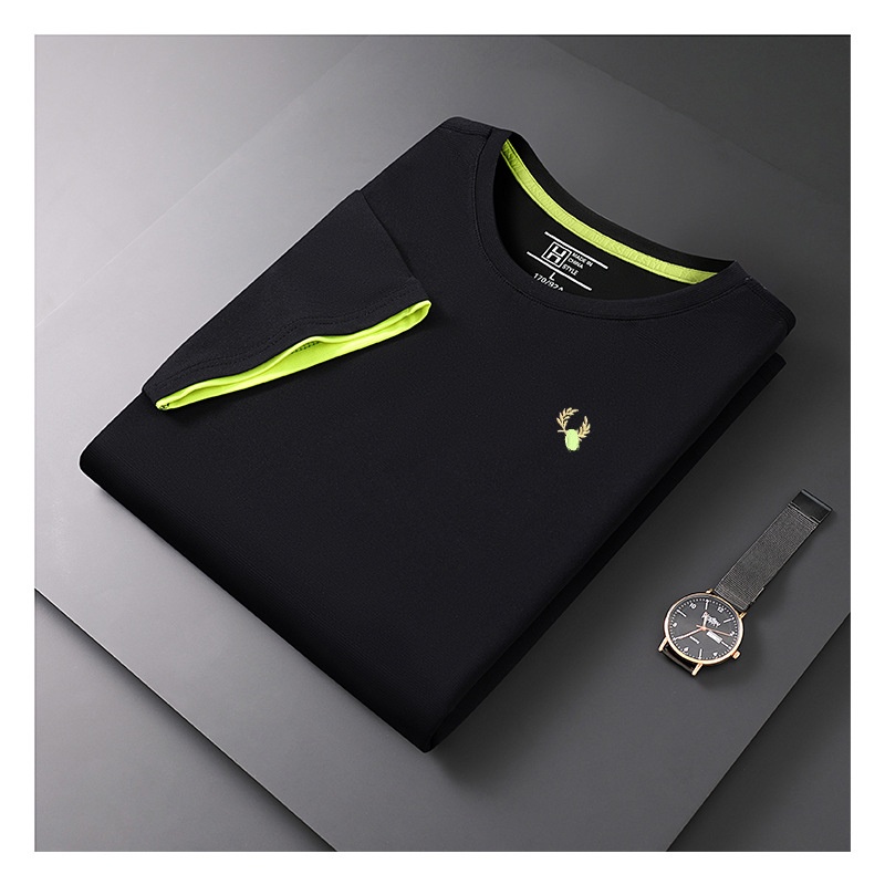 Luxury Brand Summer Fashion Embellished Printing Designer T-shirt Men's Solid Color Comfortable Leisure POLO shirt
