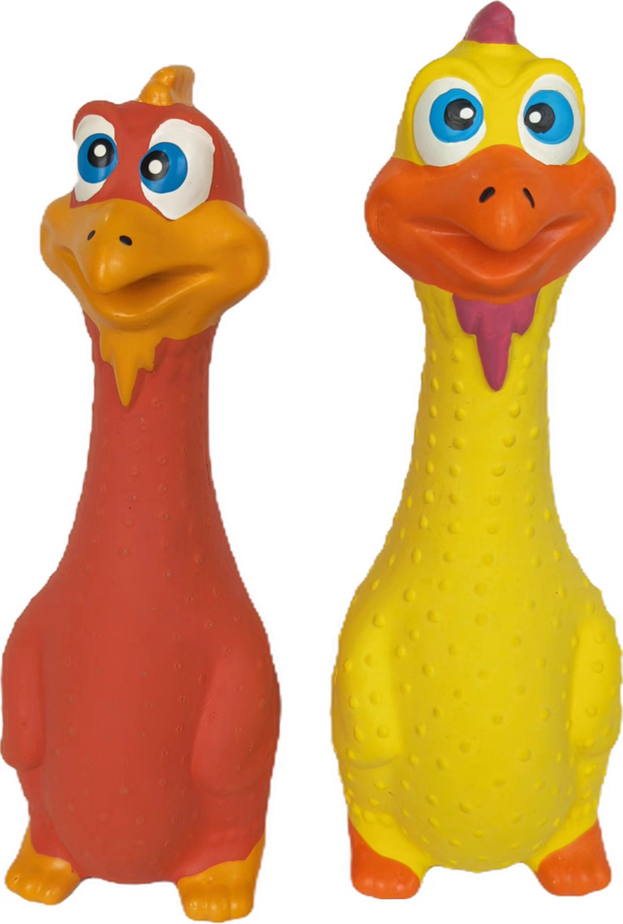 Squeaky Rubber Chicken Dog Toy Soft Natural Teething Chicken Screaming for dogs Mental and Dental Health Puppy Pet Toy 3pcs/Pack