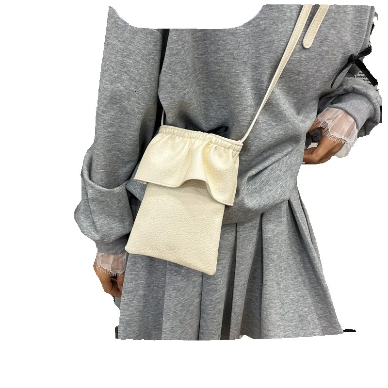 2025 New Summer Exquisite Popular Women's Bag New Multi functional Popular Mobile Phone Bag Mini Folded Skirt Single Shoulder Crossover Mobile Ph