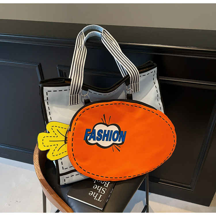 2025 New Outdoor Style Free Delivery Designer Carrot Large Capacity Tote Women's Sports Badminton Handheld Tennis Racket Cute Single Shoulder Bag