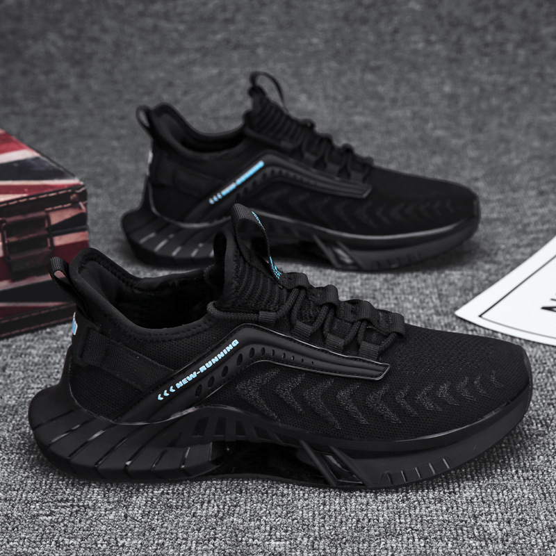 Men S Summer Breathable Versatile Running Fly Woven Mesh Sports Casual Men S Black Trendy Casual Shoes Shoes Ddmysaturn