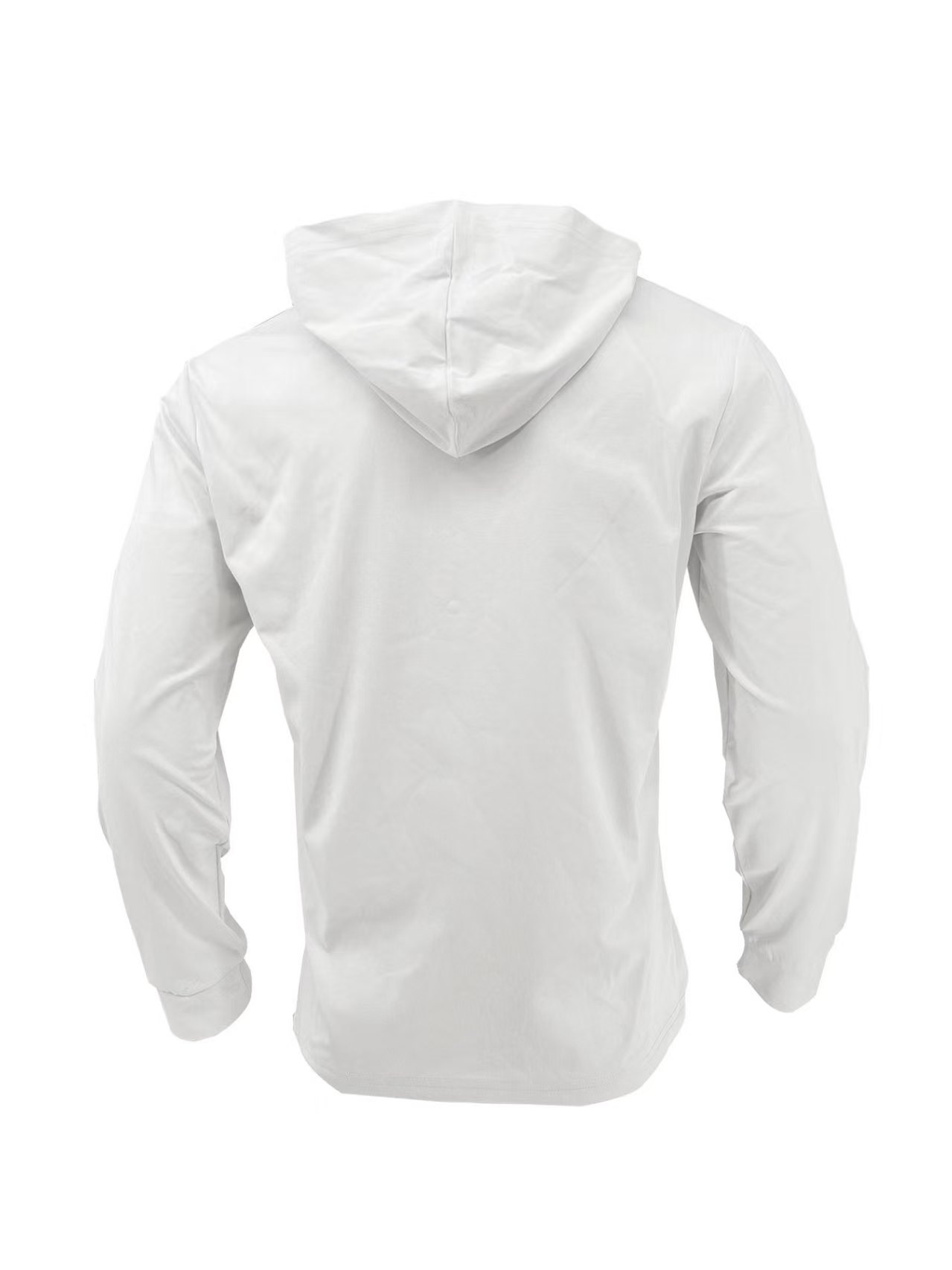 Fashionable Men's Pearl Cotton Small Twill Half Cardigan Hooded Buttoned Sweatshirt Designer Top Shirt