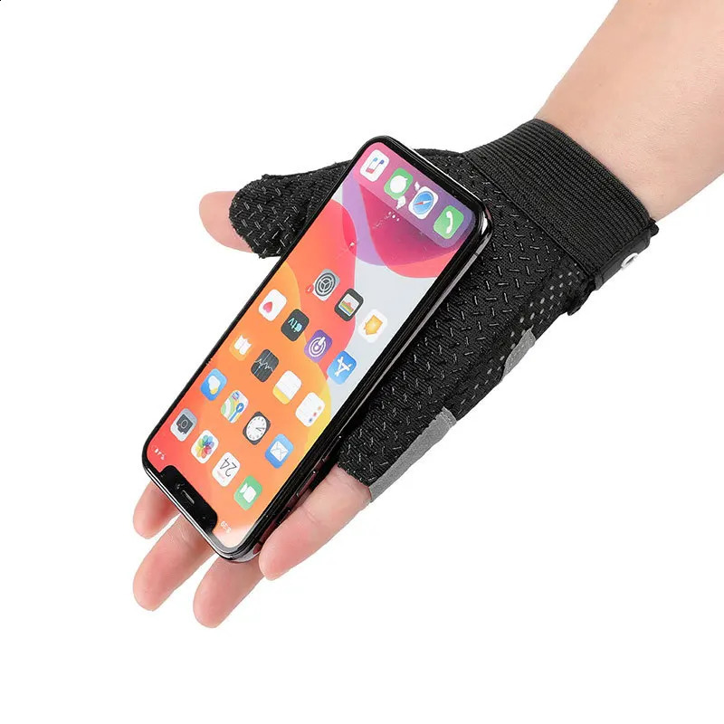 Cycling Fingerless Gloves for Men Women Motorcycle Summer Bicycle Fitness Gym Sports Weightlifting Breathable 250515