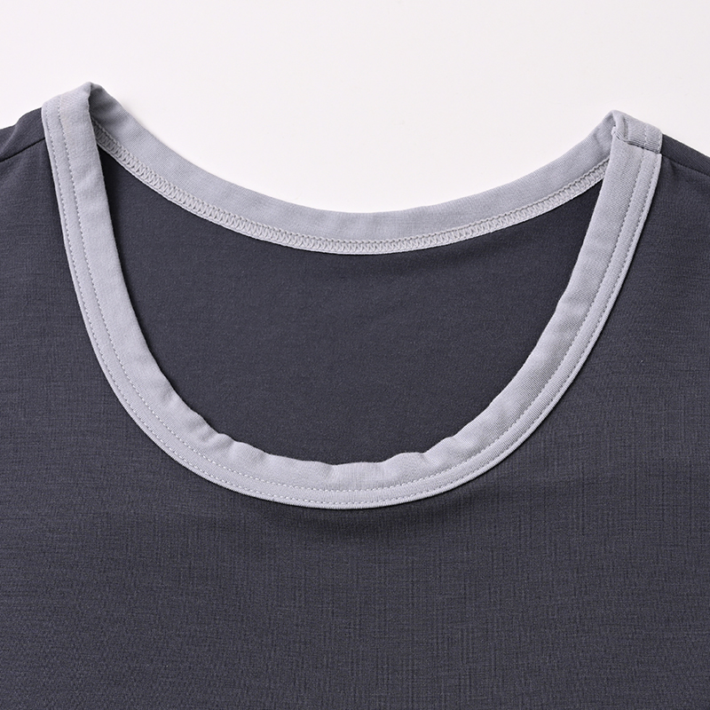 Summer new style with chest pad short-sleeved modal nightdress high-grade one-piece pajamas can be worn outside women's home clothes