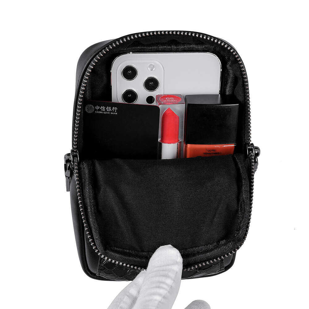 New PU leather skeleton snake pattern women's crossbody outdoor shoulder mobile phone travel small bag