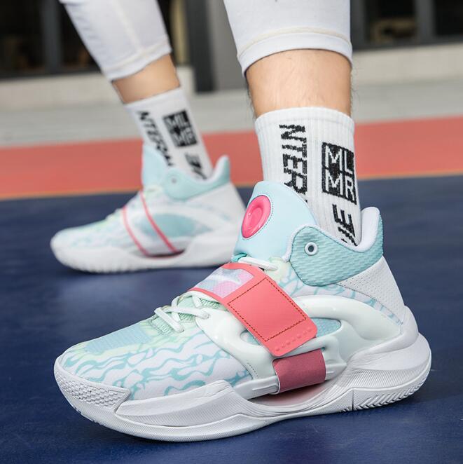 Basketball sneaker Men's Shoes Versatile For Spring and Autumn Sports Running Leisure Odor Proof Breathable Mesh Shoes Z 5.20-4