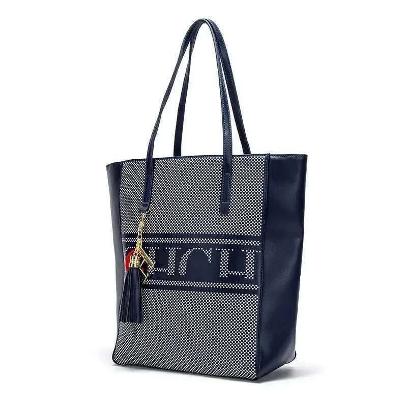Simple Shopping Tote Multi-Functional Business Shoulder Bag, Fashion Design Large Capacity Women's Handbag
