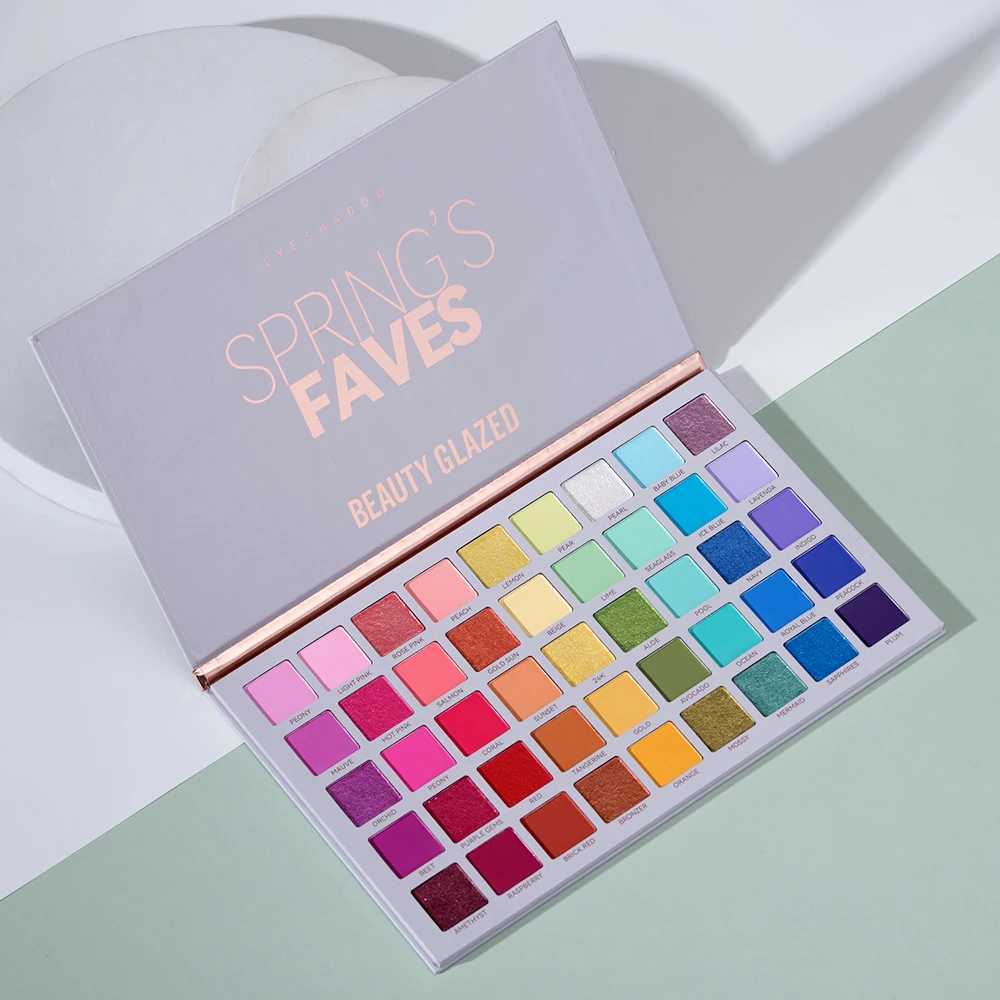 Beauty GlazedSprings Faves BePerfect Beauty Waterproof Eyeshadow Palette Shimmer Highlighter Contour Glazed Makeup for Eyes W250520