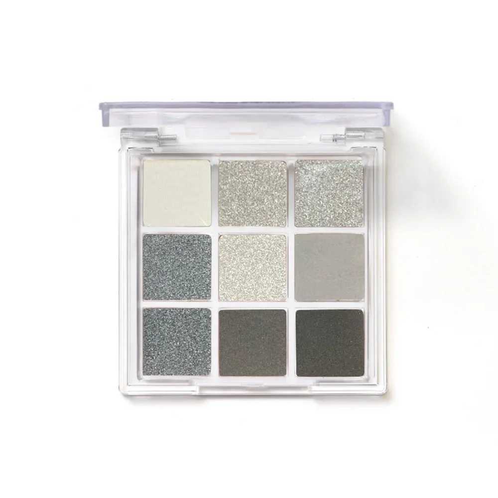 Smoky Makeup Eyeshadow Decay City Pearlescent Matte Gray Eye Shadows Palette Waterproof Nine Grid Dark Style Eye Pigments MakeupXJ250520