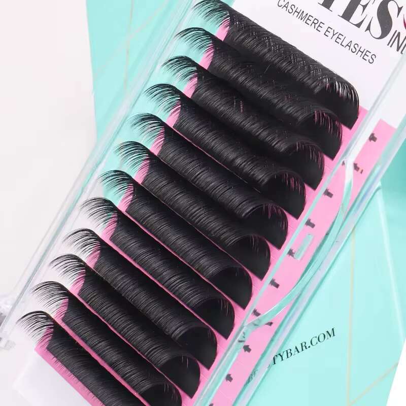 VEYES 0.03 0.05 0.07 8-25mm Cc Dd Curl Individual Mink Extension Private Label Cashmere Eyelash Extensions Lash Tray