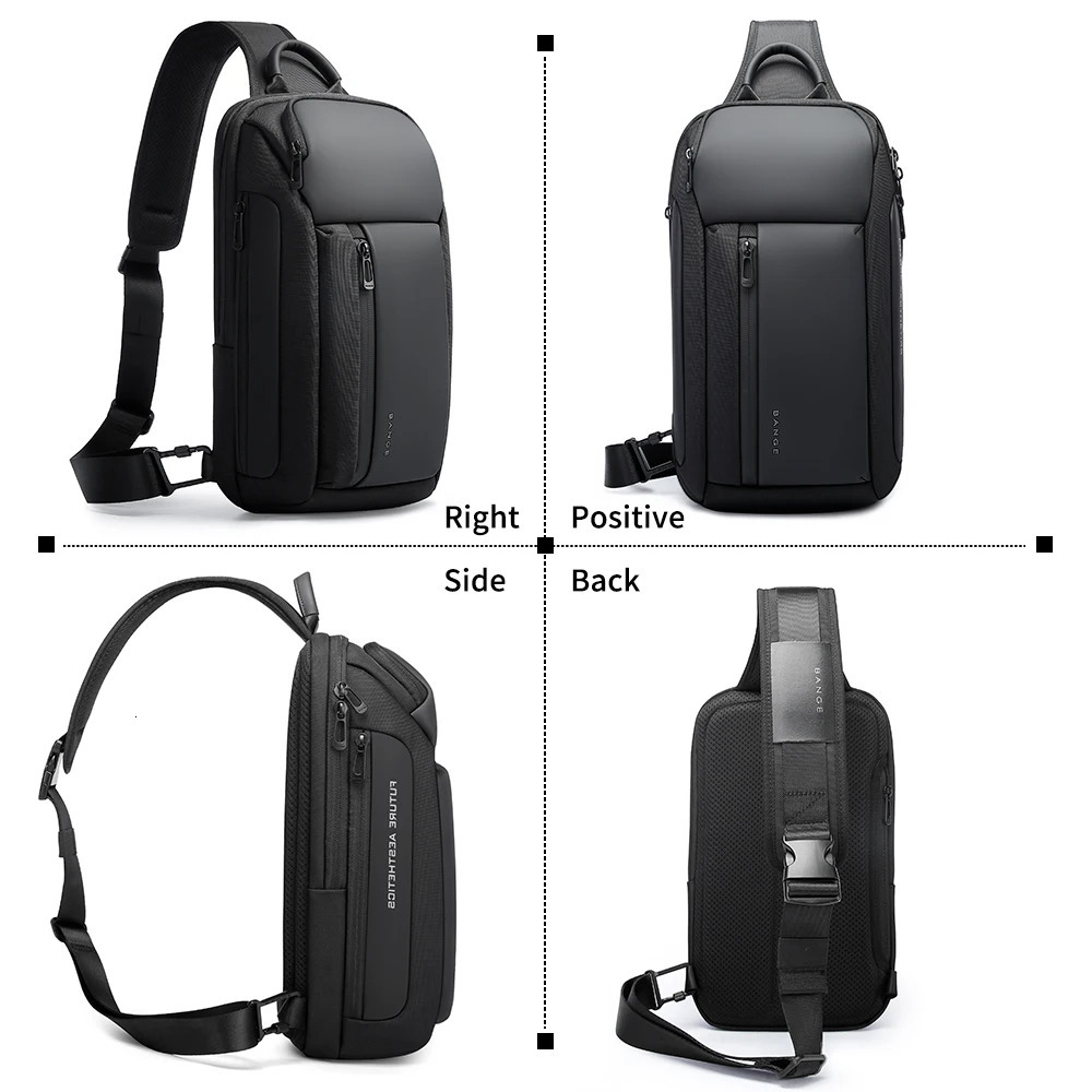 Bange Oxford Fashion Waterproof Chest Bag Crossbody Bag Mens Models Mens Chest Bag Leisure Shoulder Satchel Large Capacity 250519