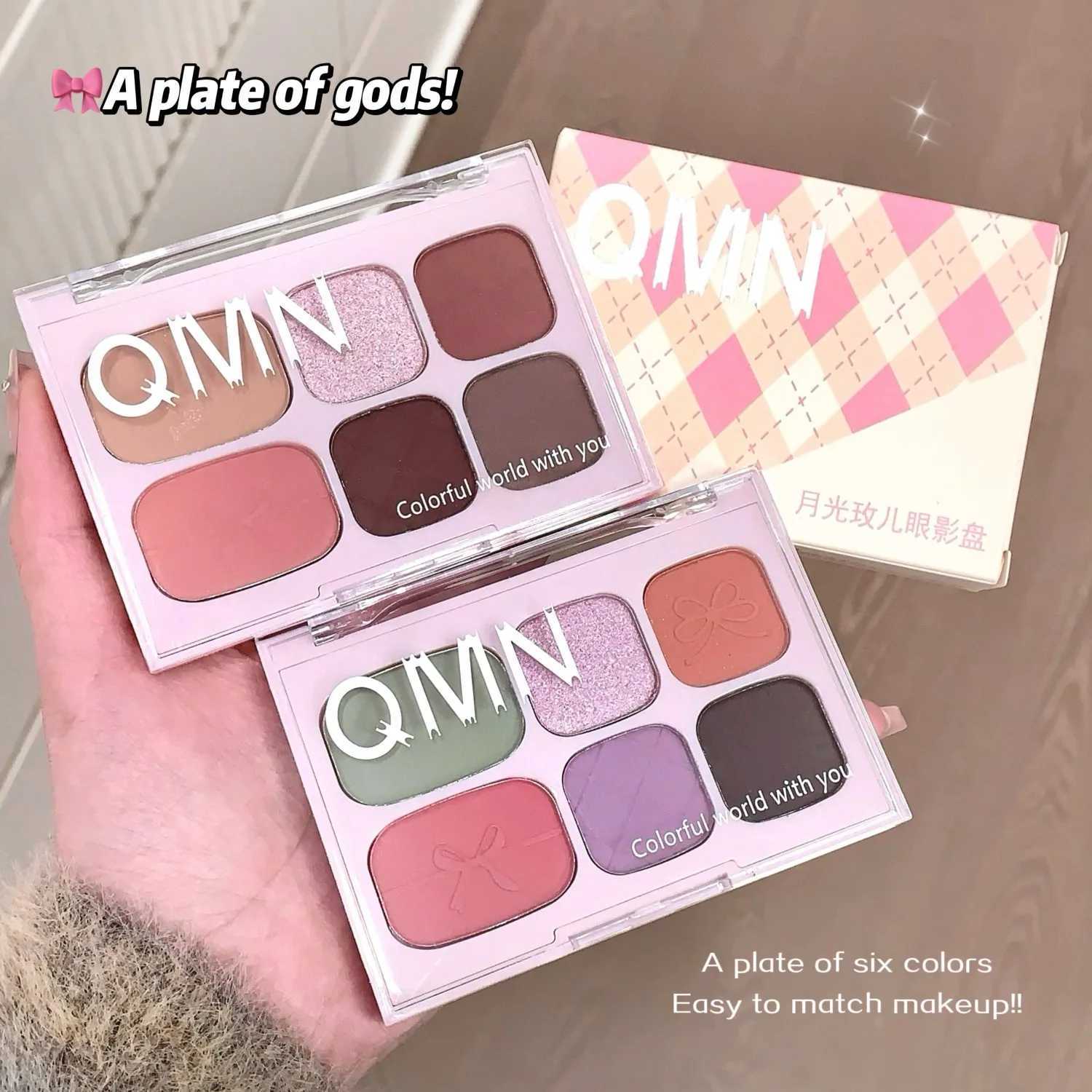 Moonlight Rose Eyeshadow Palette Color-developing Six-color Matte Eyeshadow Palette Eyeshadow Comprehensive PaletteXJ250520