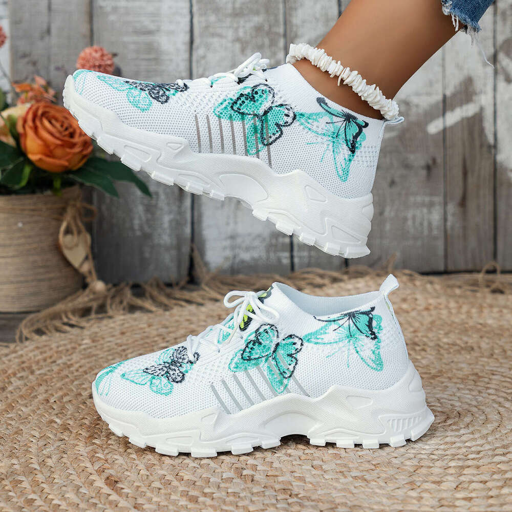Women's casual 2025 white shoes flat heel fashionable versatile 43 breathable mesh single shoe