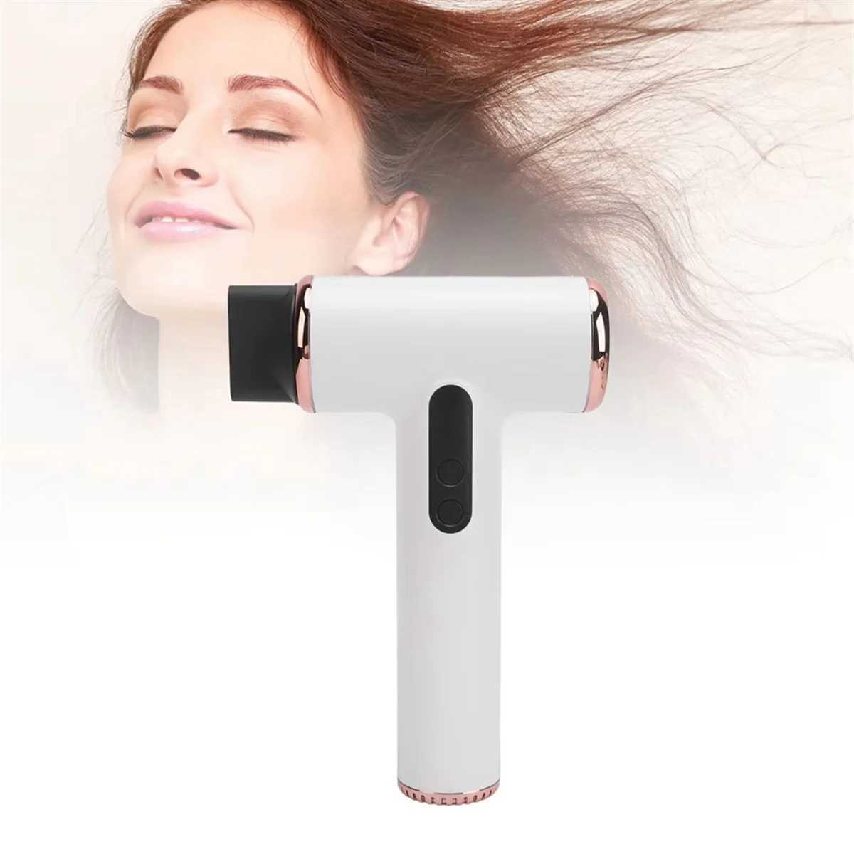 New Cordless Hair Dryer 3 Speeds 3 Temp USB Rechargeable Portable Small Blow Dryer with Digital Screen for Dorm Camping z250520