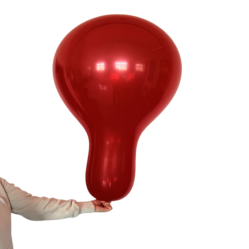 24-inch oversized long-necked colored crystal latex balloons, thickened for durability and less prone to bursting