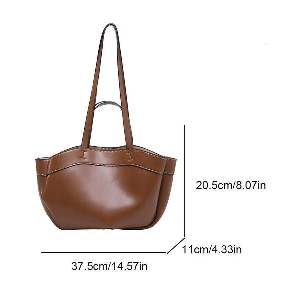 Tote Women Large Capacity Shoulder PU Leather Trendy Top Handle Satchel Bag For Work Travel
