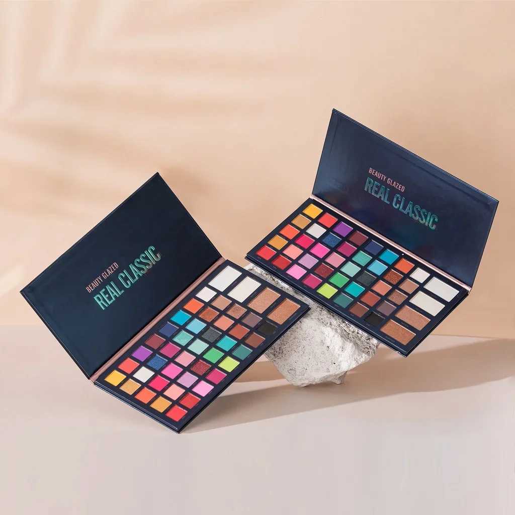 BEAUTY GLAZED REAL CLASSIC Eye Shadow Waterproof Earth Color Multicolor Makeup Palette Easy to Color Eyeshadow PaletteXJ250520