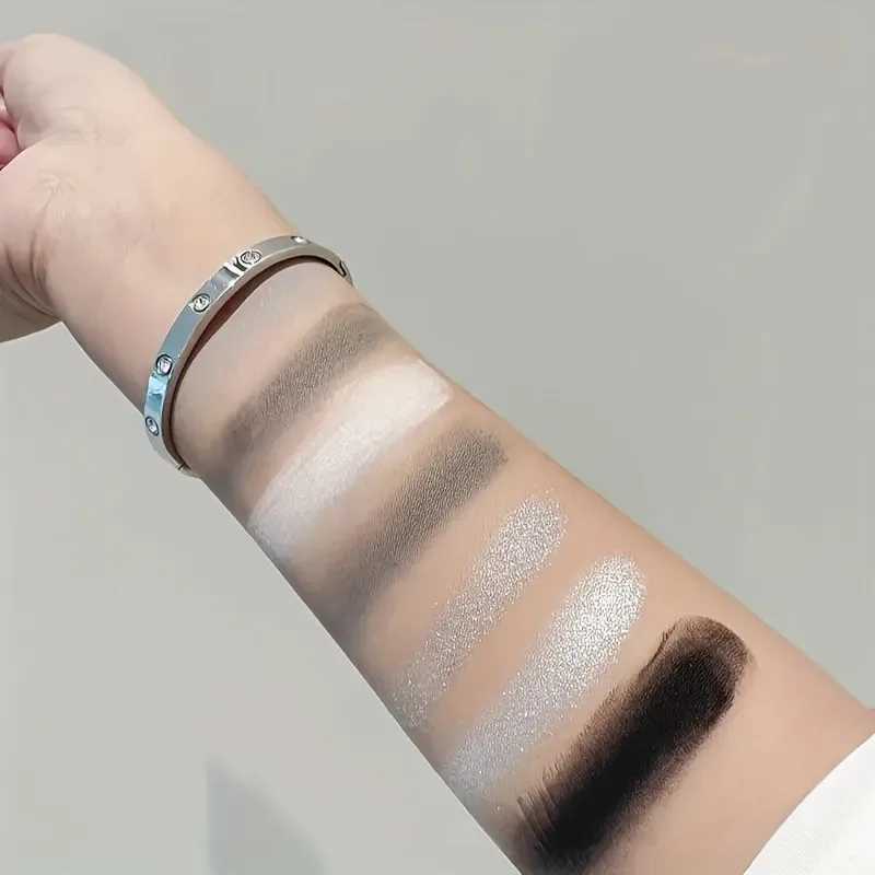 Smoky Black Eyeshadow Palettes 15 Color Dark shimmer matte metallic makeup palette light gray dark silver W250520