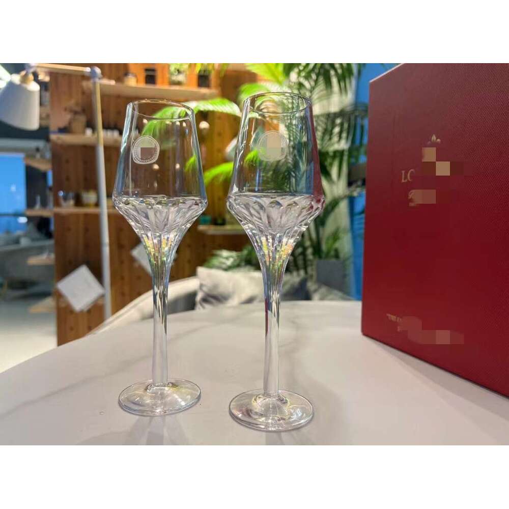 Praise Of Light Cognac Wine Glass Crystal Tall Whiskey Smell Cup Gift Box Set 12315