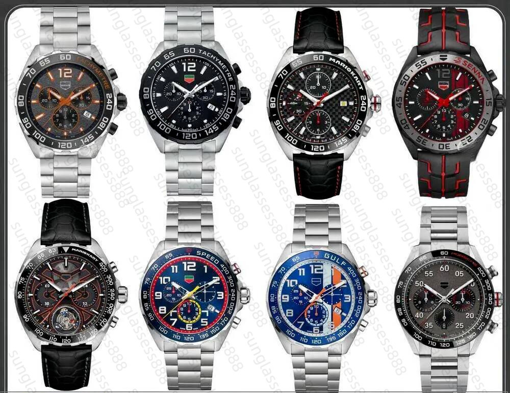 Senna Taglys F1 Watch Superclone Mens Watch Man Taglys Heuerer Watch Quartz Automatic AAA Luxury Designer Watch Mens Watches Montre Armbanduhr Luxus-uhren watches
