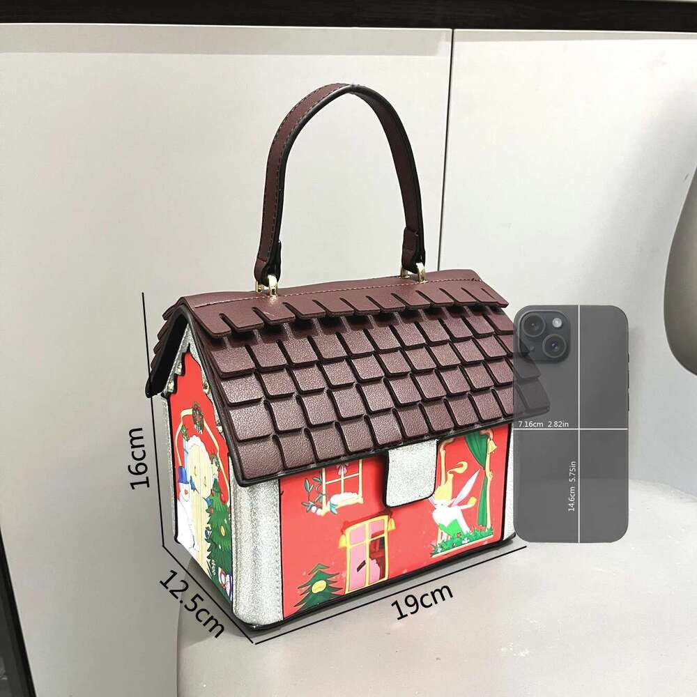 Purses And Handbags For Women Designer Crossbody Bag Shoulder Bag Funny House Shape Purse Bags Purse