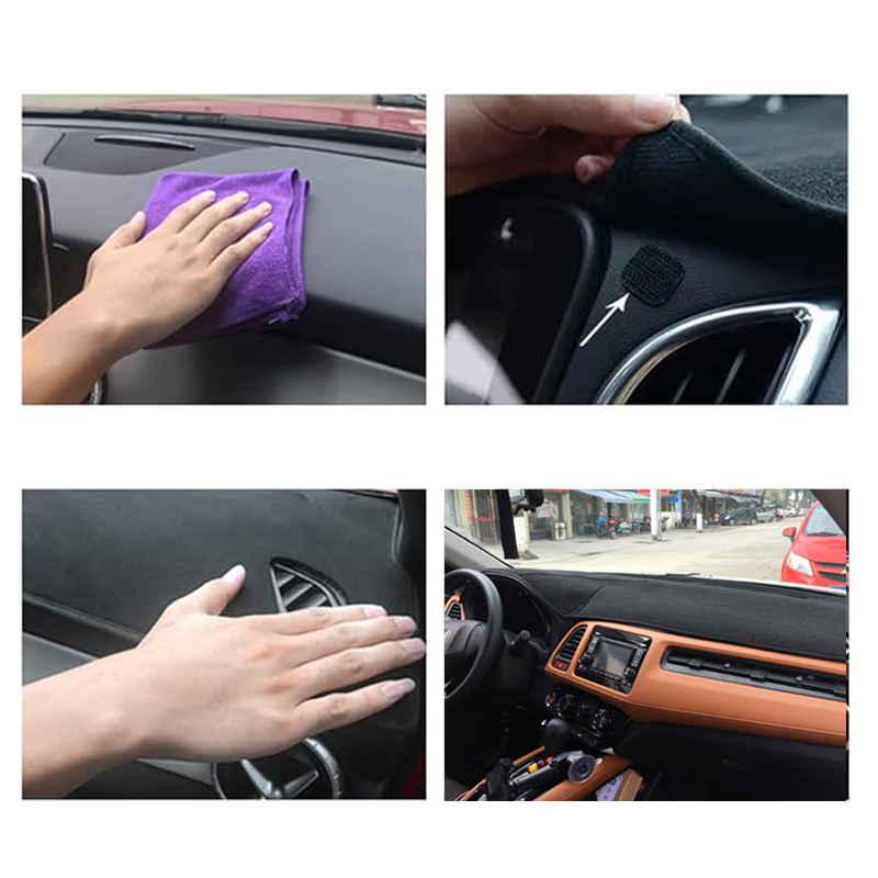 For CRV 2017-2022 Dashboard Sunshade Cover, Front Windshield UV Protection, Polyester Fiber Material, Heat Blocking Sun Visor Pad, Car Interior Access
