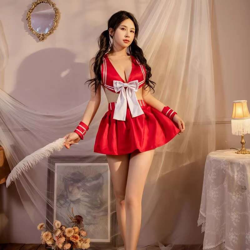 Student Cosplay Navy Collar Lingerie Erotic Underwear Temptation Schoolgirl Uniform Sexy Costume